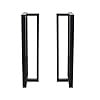 Furniture Legs 35”Height 15”Wide Rustic Decory T Shape Table Legs,Heavy Duty Metal Desk,Dining Table Legs,Industrial Modern, DIY Iron Bench Legs