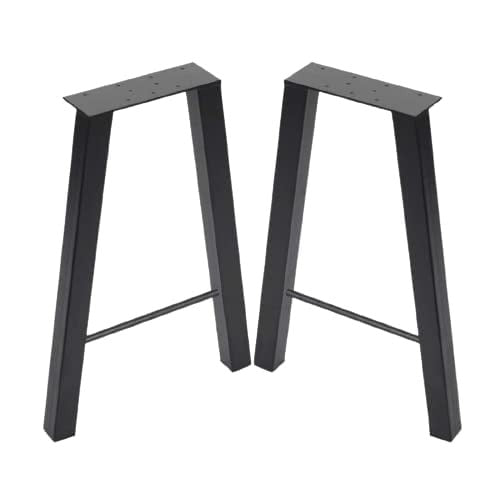 Metal Legs for Table, Dining Table Legs for Kitchen Modern Industrial Style - Set of 2. (H Shape)