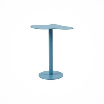 Nested Side Tables , Cloud-Shaped Design, Powder-Coated Steel, Blue Shades, 44-50 cm Height (Medium)