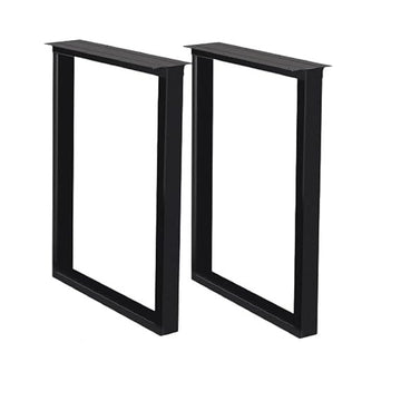 Metal Legs for Table, Dining Table Legs for Kitchen Modern Industrial Style - Set of 2. (Square Shape)