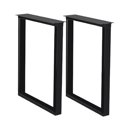 Metal Legs for Table, Dining Table Legs for Kitchen Modern Industrial Style - Set of 2. (Square Shape)