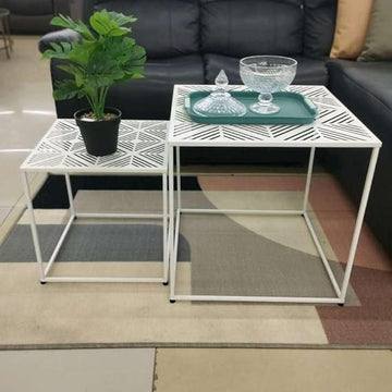 Metal Side Table DIY Plans – Step-by-Step Instructions for Modern Design (White)