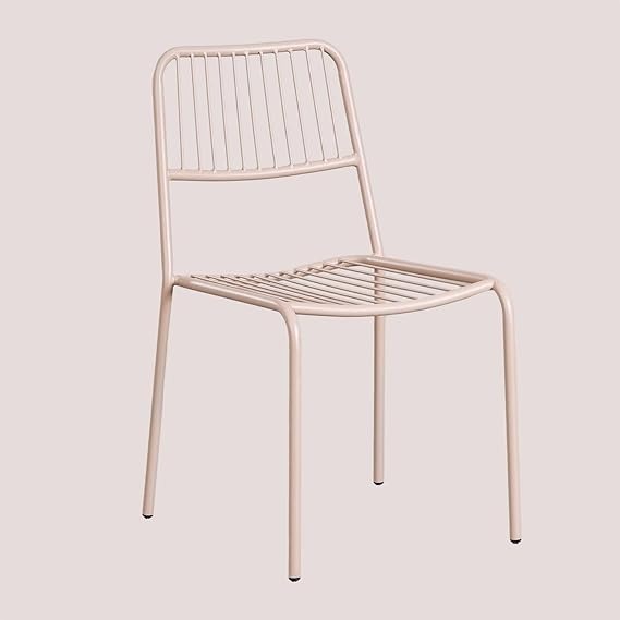 Modern metal Stackable Dining Chair, 82.5 cm Height,