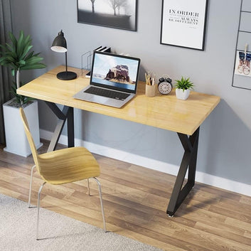 Metal Legs for Table, Dining Table Legs for Kitchen Modern Industrial Style - Set of 2. (K Shape)