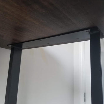 Furniture Legs 28”Height 17.7”Wide Table Legs,Heavy Duty Metal Desk,Dining Table,Industrial Modern, DIY Iron Bench Legs