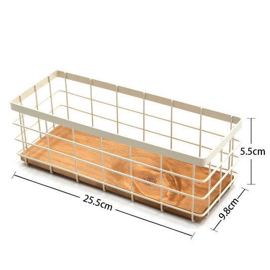 Concise Square Steel Basket, Wire Basket, Spice Box, Basket, Storage, Stacking, Frame, Stylish, Iron, Kitchen, Storage Case, Storage Shelf, Small Items, Simple, Salt Base, Scandinavian Man, Interior